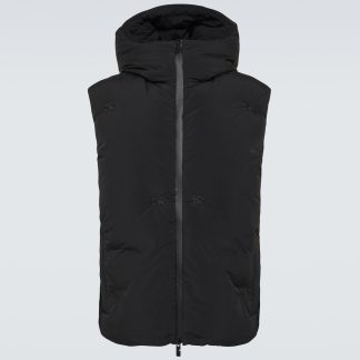 acheter du luxe Burberry Gilet en duvet avec logo en noir