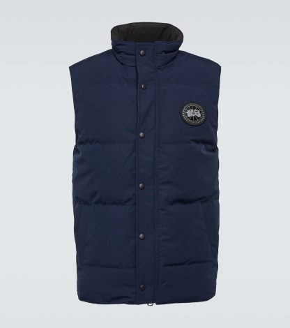 acheter du luxe Canada Goose Gilet en duvet Garson en bleu