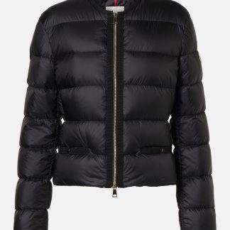 acheter du luxe Moncler Doudoune croisée Laurine en noir