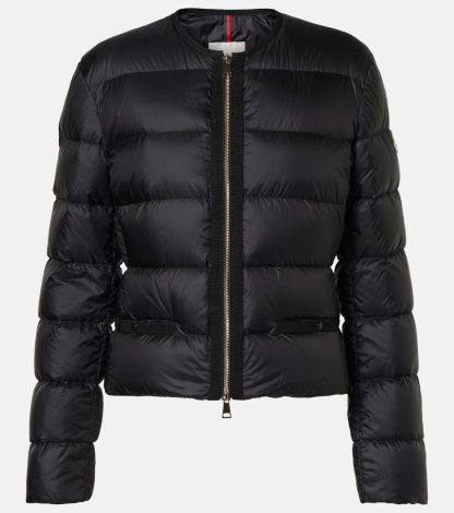 acheter du luxe Moncler Doudoune croisée Laurine en noir