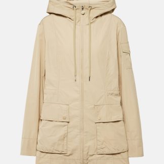 acheter du luxe Moncler Parka en popeline technique Leandro