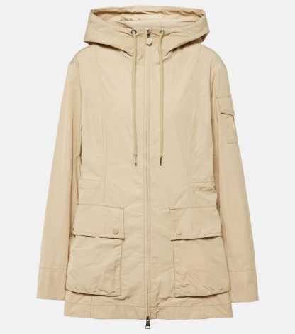 acheter du luxe Moncler Parka en popeline technique Leandro