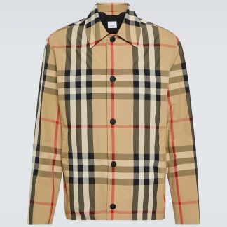 acheter un designer Burberry Veste à carreaux Burberry en multicolore