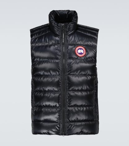 acheter un designer Canada Goose Gilet Crofton en nylon noir