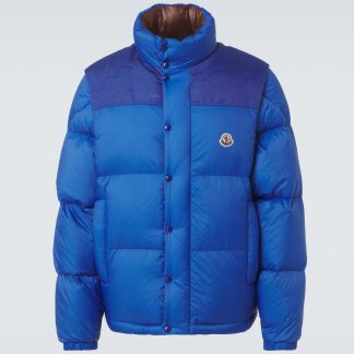 acheter un designer Moncler Doudoune réversible Verone en bleu