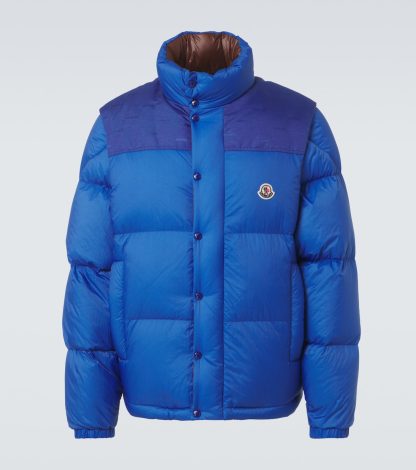 acheter un designer Moncler Doudoune réversible Verone en bleu