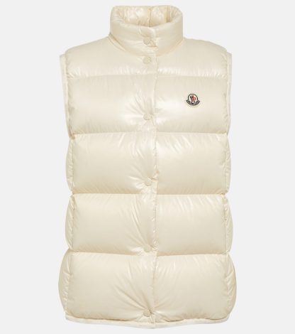 acheter un designer Moncler Gilet en duvet Badia en blanc