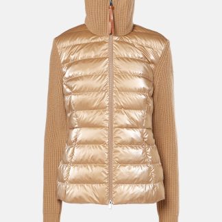 acheter un designer Moncler Veste en duvet de laine