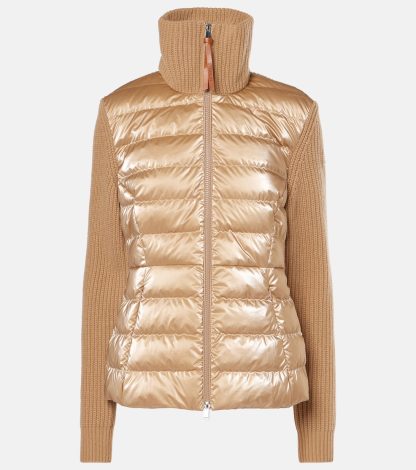 acheter un designer Moncler Veste en duvet de laine