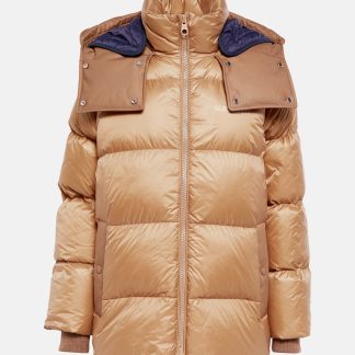 créateur de contrefaçons Burberry Manteau matelassé en brun