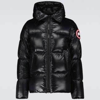 créateur de contrefaçons Canada Goose Doudoune Crofton en noir