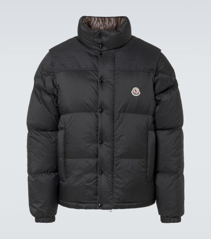 créateur de contrefaçons Moncler Doudoune réversible Verone en noir