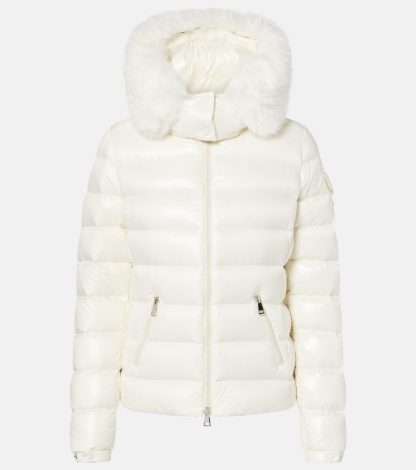 créateur de mode Moncler Doudoune Badyf bordée de cisaillement en blanc