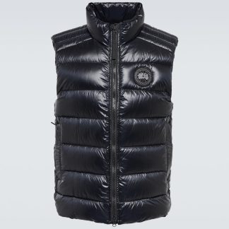 créateur en gros Canada Goose Gilet en duvet Black Label Crofton en noir