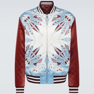 créateur en gros Gucci Blouson bombardier imprimé multicolore