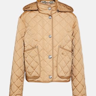 designer bon marché Burberry Veste matelassée en beige