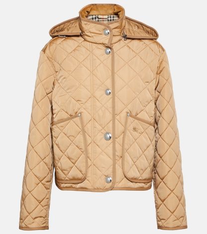 designer bon marché Burberry Veste matelassée en beige