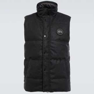 designer bon marché Canada Goose Gilet en laine mélangée Garson