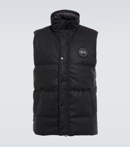 designer bon marché Canada Goose Gilet en laine mélangée Garson