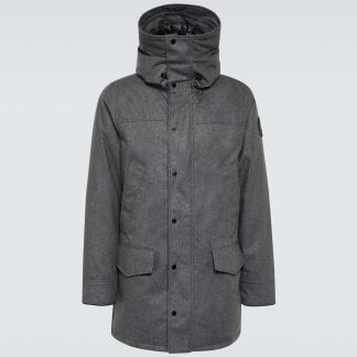 designer bon marché Canada Goose Parka en laine mélangée Langford