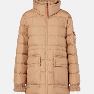 designer bon marché Moncler Doudoune Baux en marron