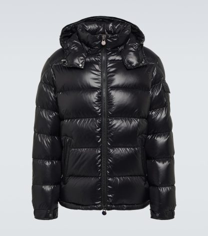 designer bon marché Moncler Doudoune Moncler Maya en noir