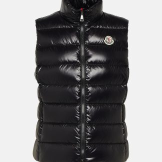 designer de haute qualité Moncler Gilet en duvet Ghany en noir