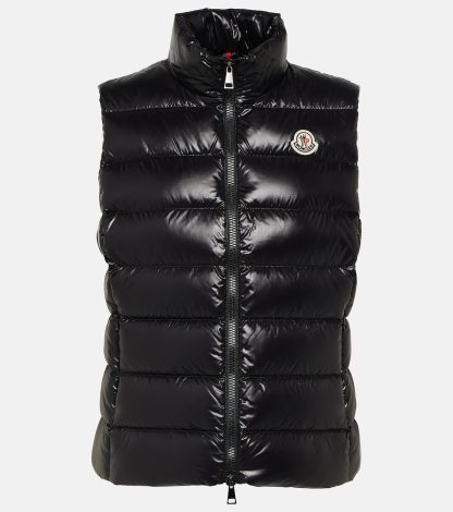 designer de haute qualité Moncler Gilet en duvet Ghany en noir