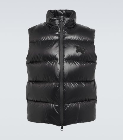 faux luxe Burberry Gilet matelassé noir