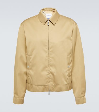 faux luxe Burberry Veste blouson technique en beige