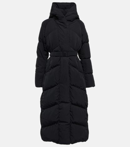 faux luxe Canada Goose Doudoune ceinturée Marlow en noir