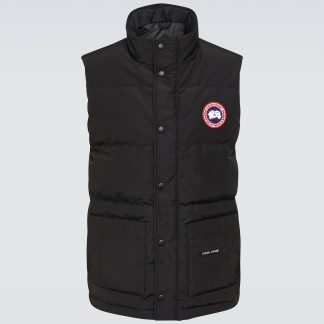 faux luxe Canada Goose Gilet matelassé Freestyle Crew en noir