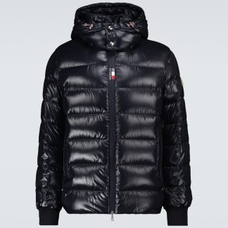 faux luxe Moncler Doudoune Cuvellier en bleu