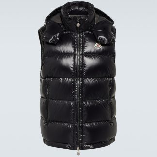 faux luxe Moncler Gilet en duvet noir