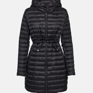 faux luxe Moncler Manteau en duvet matelassé Barbel en noir