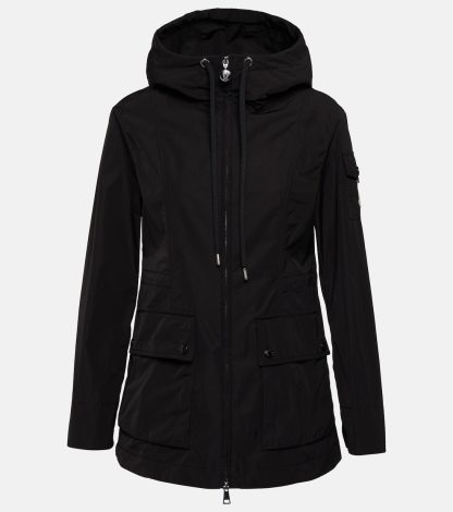 faux luxe Moncler Parka Leandro en noir