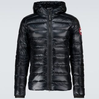 haute qualité luxe Canada Goose Veste à capuche Crofton en noir