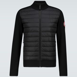 haute qualité luxe Canada Goose Veste tricotée HyBridge en noir