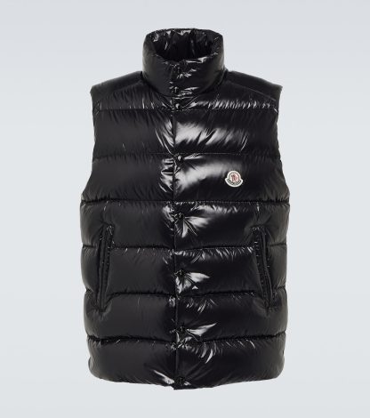 haute qualité luxe Moncler Gilet en duvet avec logo Tibb