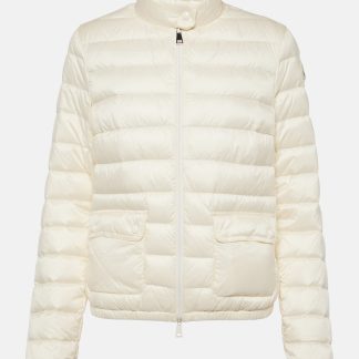 haute qualité luxe Moncler Veste en duvet matelassée Lans en blanc