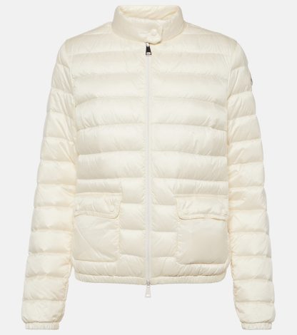 haute qualité luxe Moncler Veste en duvet matelassée Lans en blanc