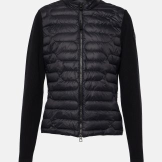 haute qualité luxe Moncler Veste en duvet noire