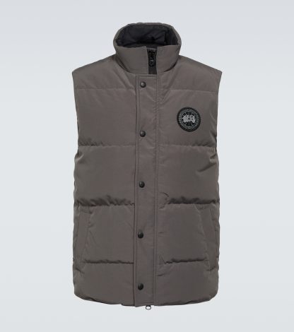 luxe bon marché Canada Goose Gilet en duvet Black Label Garson en gris