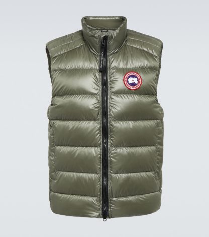 luxe bon marché Canada Goose Gilet en duvet Crofton en vert