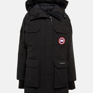 luxe bon marché Canada Goose Parka en duvet d'expédition en noir