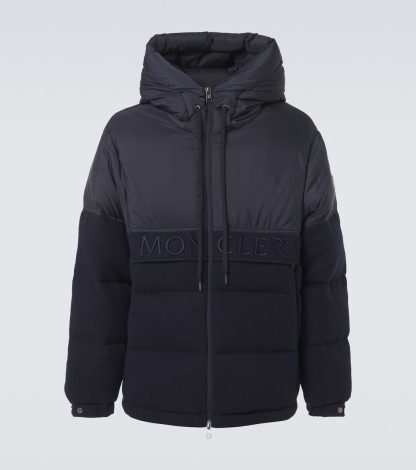 luxe bon marché Moncler Doudoune en laine Andres