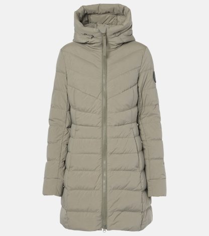 mode luxe Canada Goose Manteau en duvet matelassé Black Label Clair en vert