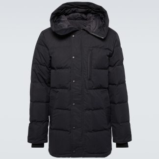 mode luxe Canada Goose Parka en duvet matelassé Carson en noir