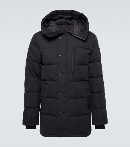 mode luxe Canada Goose Parka en duvet matelassé Carson en noir