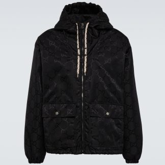 mode luxe Gucci Veste à capuche Gucci Off The Grid en noir